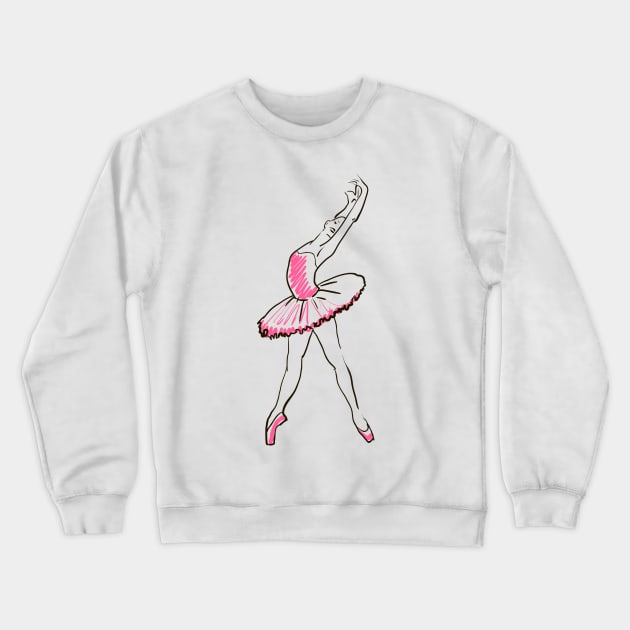 ballerina Crewneck Sweatshirt by Olga Berlet